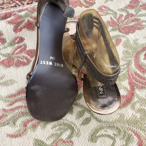 Gladiator strappy heels EUC - Picture 4 of 9